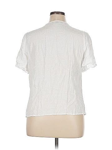 Adrienne Vittadini Short Sleeve Blouse (view 2)