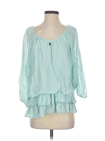 Tempo Paris 3/4 Sleeve Blouse (view 1)