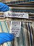 Roaman's Stripes Brown 3/4 Sleeve Button-Down Shirt Size 26 (2X) - photo 7