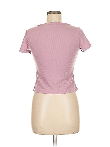 Pink Rose Short Sleeve T-Shirt (view 2)