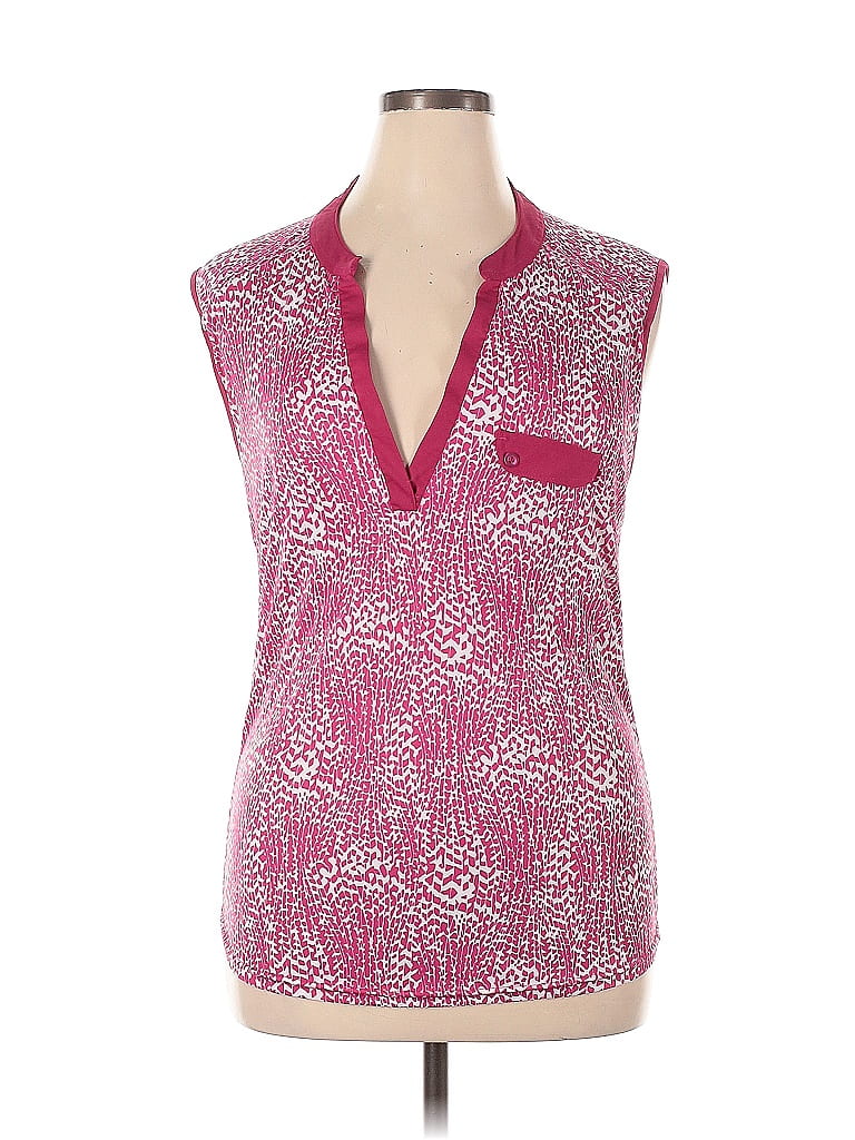 UNITI Pink Sleeveless Blouse Size 1X - photo 1