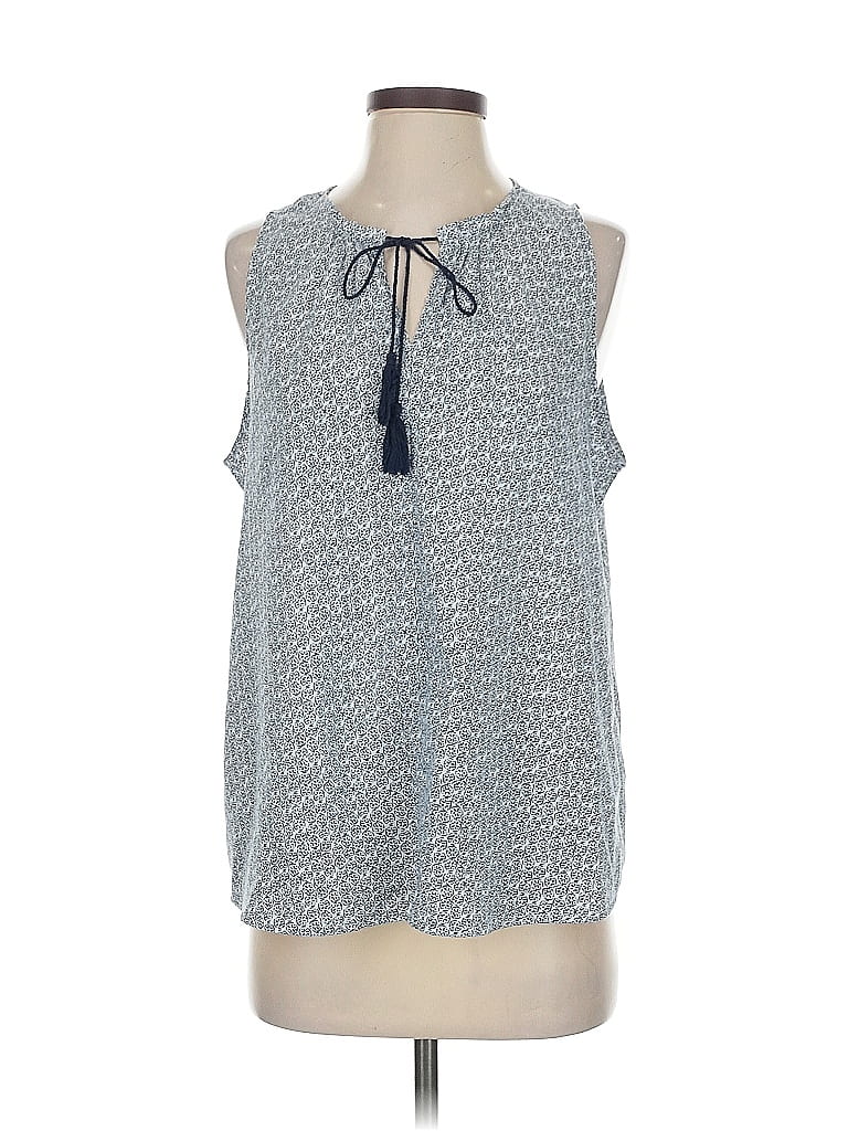 Pre-owned Gap Outlet Sleeveless Blouse In Blue