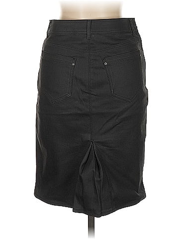 Zara Faux Leather Skirt (view 2)