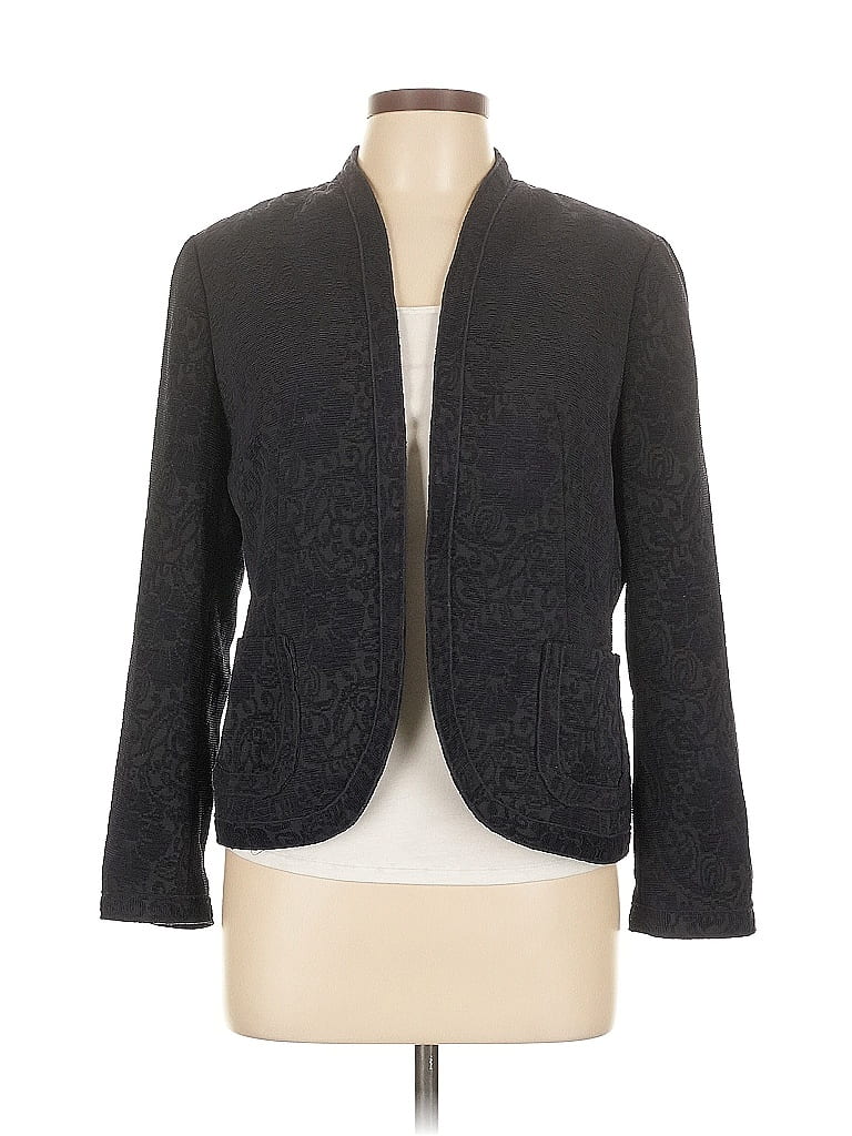 Pre-owned Coldwater Creek Blazer Jacket In Gray