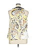 B.wear 100% Polyester Yellow Sleeveless Blouse Size XL - photo 2