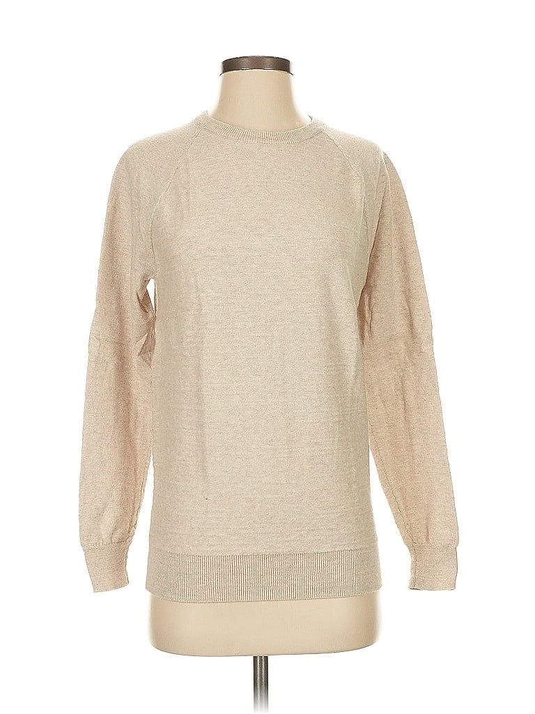 Pre-owned J.crew Factory Store Pullover Sweater In Brown
