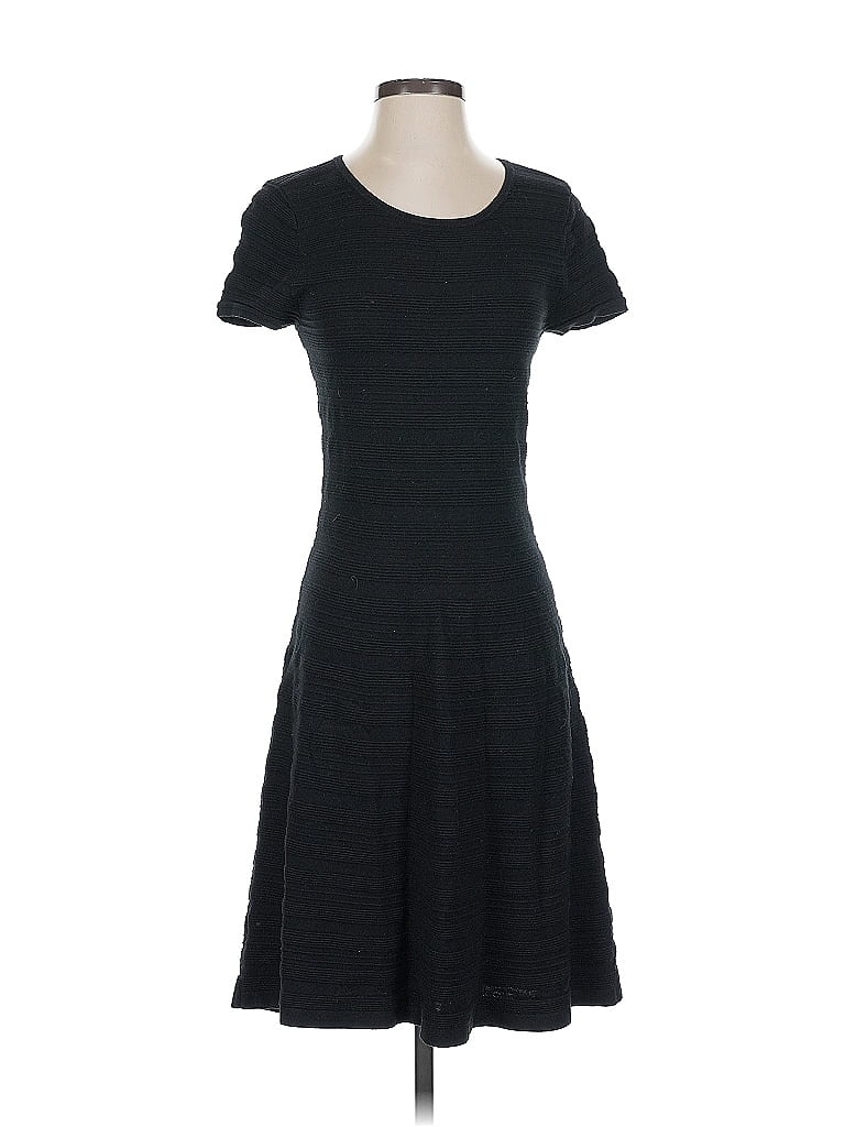 Pre-owned Ann Taylor Loft Casual Dress In Black