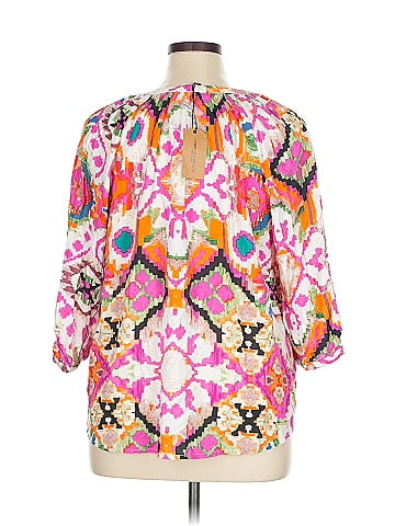 Christian Siriano New York 3/4 Sleeve Blouse (view 2)