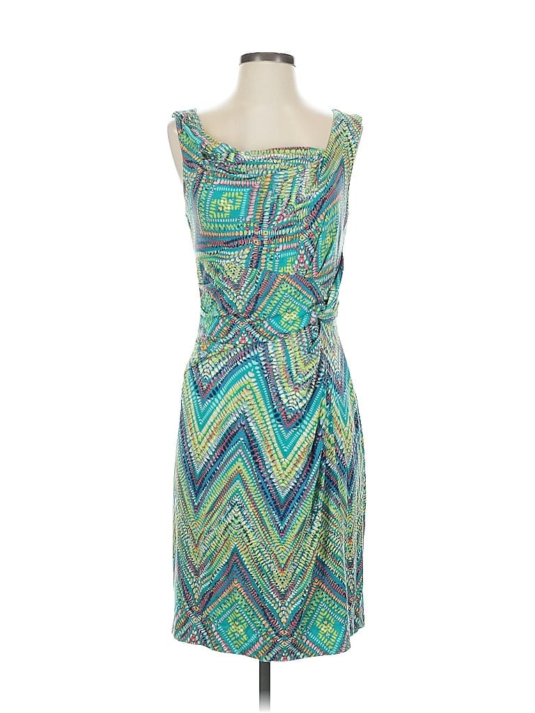 Pre-owned David Meister Cocktail Dress In Blue