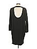 Zara Solid Gray Black Casual Dress Size M - photo 2