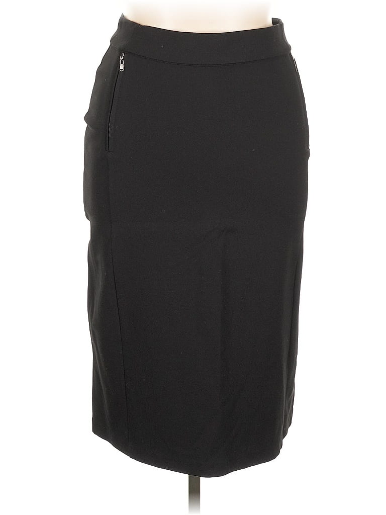 Cameo Appearance Solid Black Casual Skirt Size 0X - photo 1