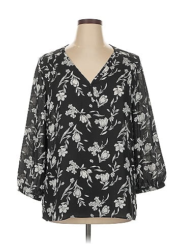 Adrienne Vittadini 3/4 Sleeve Blouse (view 1)