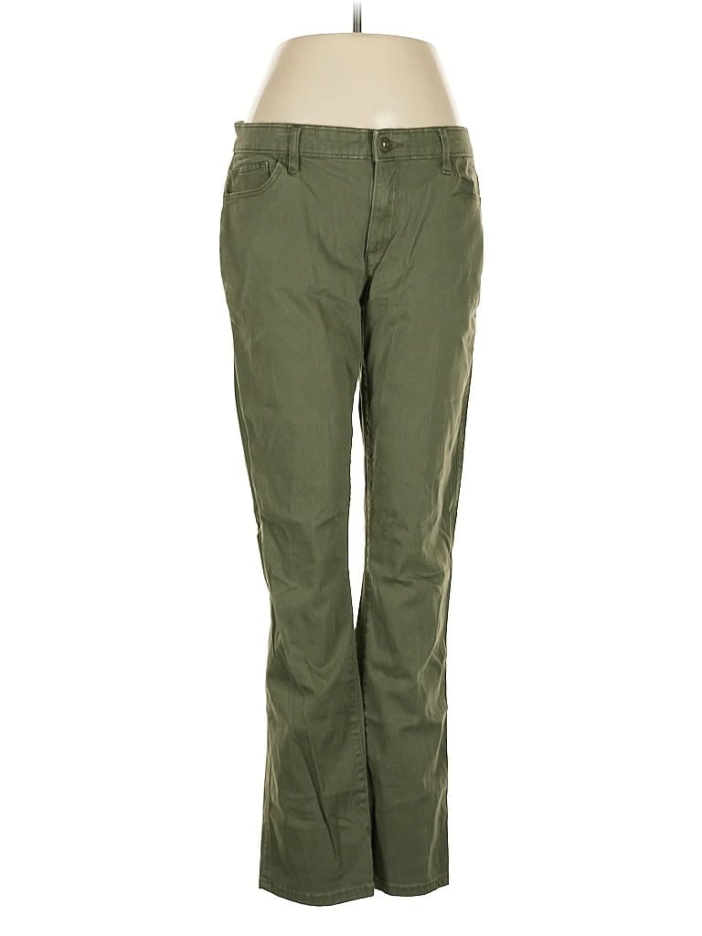 Pre-owned Liz Claiborne Khaki Pant In Green