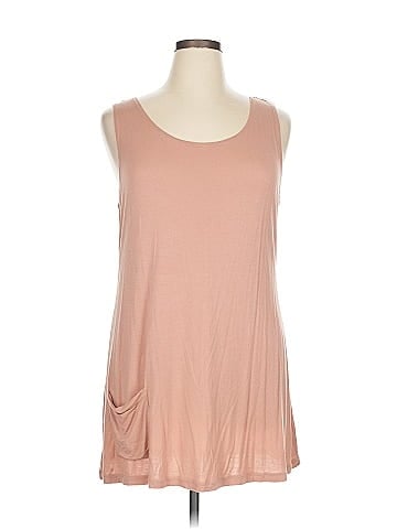 LOGO by Lori Goldstein Sleeveless T-Shirt (view 1)