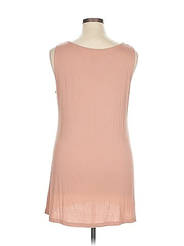 LOGO by Lori Goldstein Sleeveless T-Shirt (view 2)