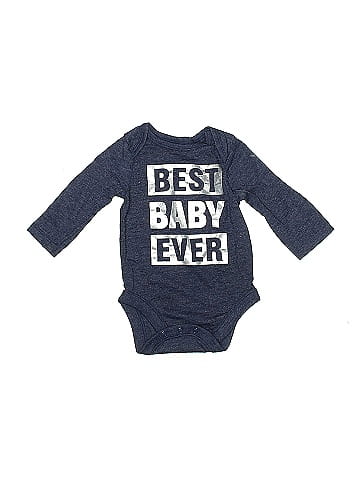 The Children's Place Long Sleeve Onesie (view 1)