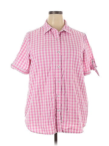 Roaman's Short Sleeve Button-Down Shirt (view 1)