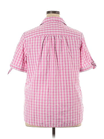 Roaman's Short Sleeve Button-Down Shirt (view 2)