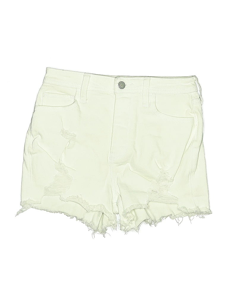 Pre-owned Hollister Denim Shorts In White