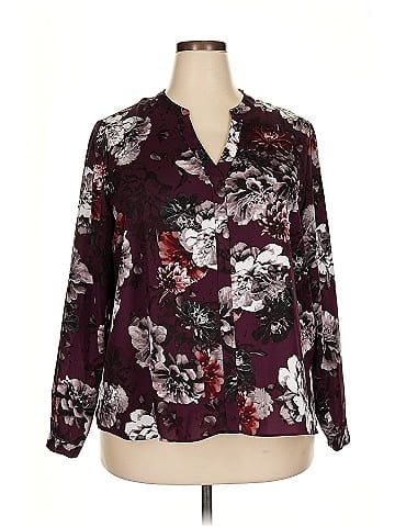 Jennifer Lopez Long Sleeve Blouse (view 1)