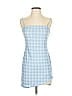 Shein Plaid Blue Casual Dress Size 6 - photo 1