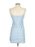 Shein Plaid Blue Casual Dress Size 6 - photo 2