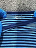 Lamaze 100% Cotton Stripes Blue Short Sleeve Onesie Size Newborn - photo 3