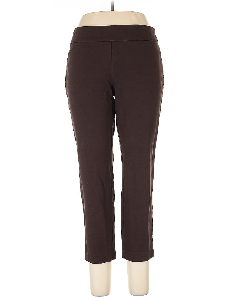 Pre-owned Charter Club Active Pants In Brown
