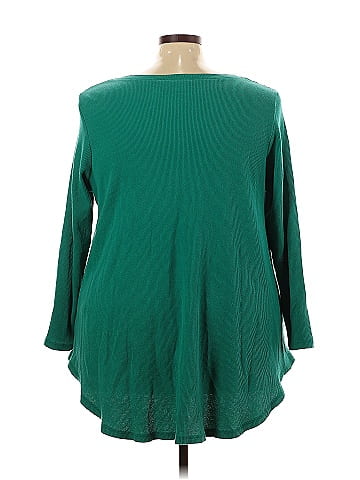 Roaman's 3/4 Sleeve T-Shirt (view 2)