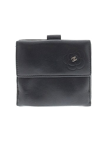 Chanel Leather Camellia Compact Wallet (view 1)