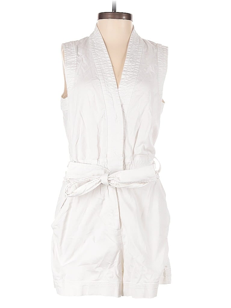 Pre-owned Derek Lam Collective Romper In White