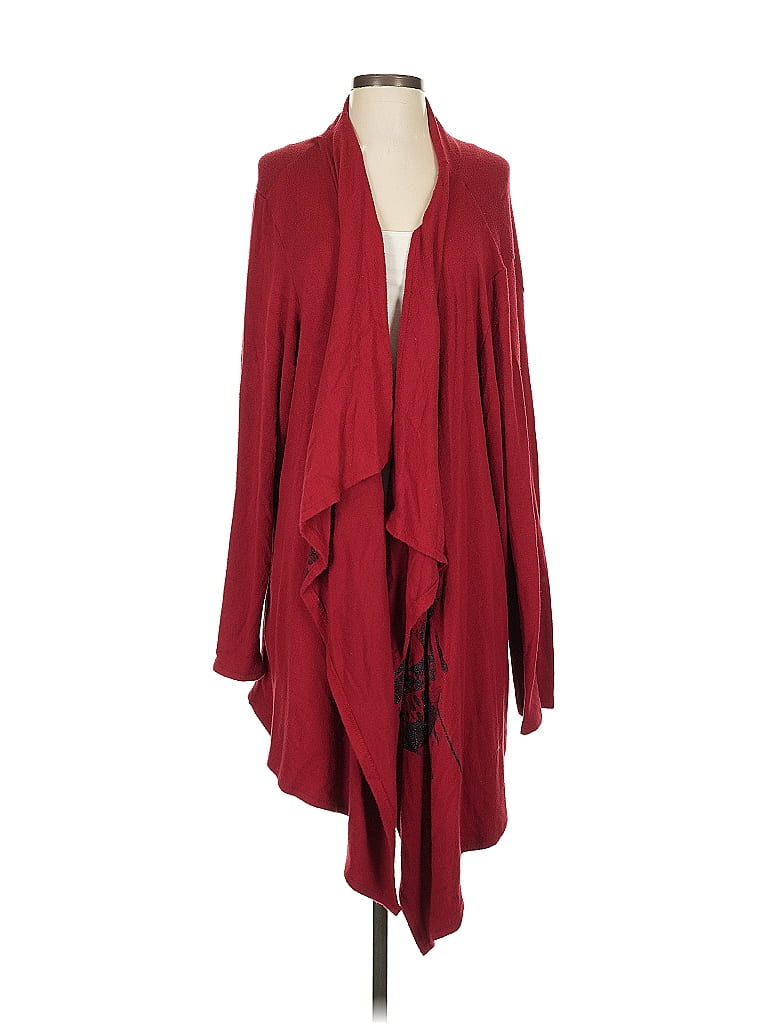 Pre-owned Midnight Hour Cardigan Sweater In Red
