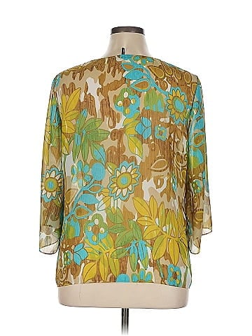 Daisy Fuentes 3/4 Sleeve Blouse (view 2)