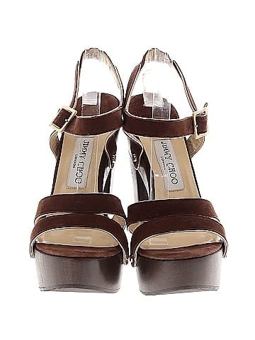 Jimmy Choo Suede Sandals (view 2)
