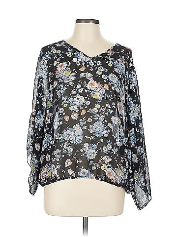 Carmen Carmen Marc Valvo 3/4 Sleeve Blouse (view 1)