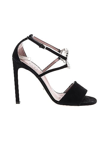 Gucci Suede Crystal Interlocking G Heels (view 1)