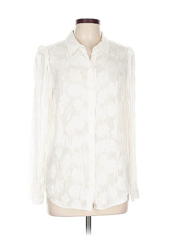 Rebecca Taylor Long Sleeve Silk Top (view 1)