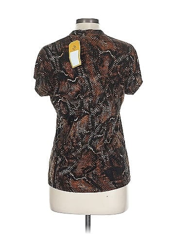 Grace Brown Snakeskin Patterned Skirt (view 2)