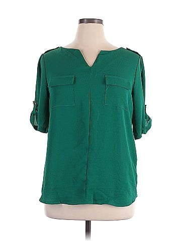 Perseption Concept 3/4 Sleeve Blouse (view 1)