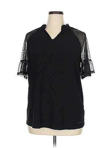 Anne Klein Short Sleeve Top (view 1)