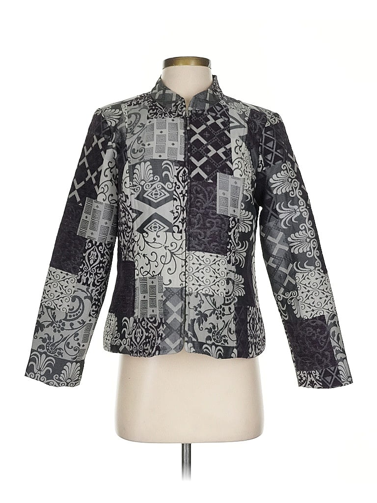 Pre-owned Christopher & Banks Jacket In Gray