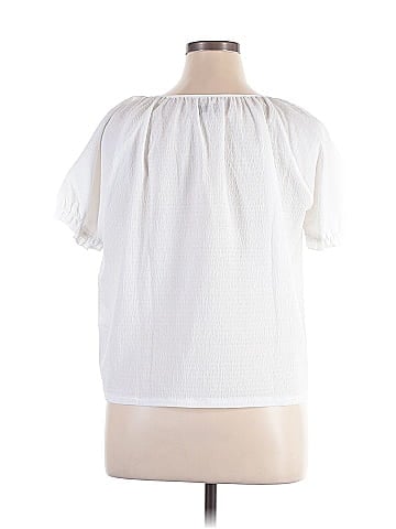 TeXTURE & THREAD Madewell Short Sleeve Blouse (view 2)
