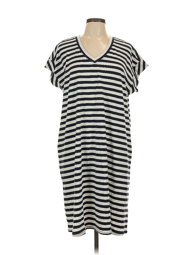 Pre-owned Caslon Casual Dress In Gray