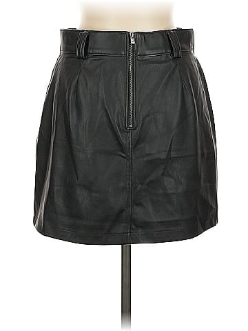 Hollister Faux Leather Skirt (view 2)