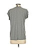 Express Solid Gray Short Sleeve Top Size XS - photo 2