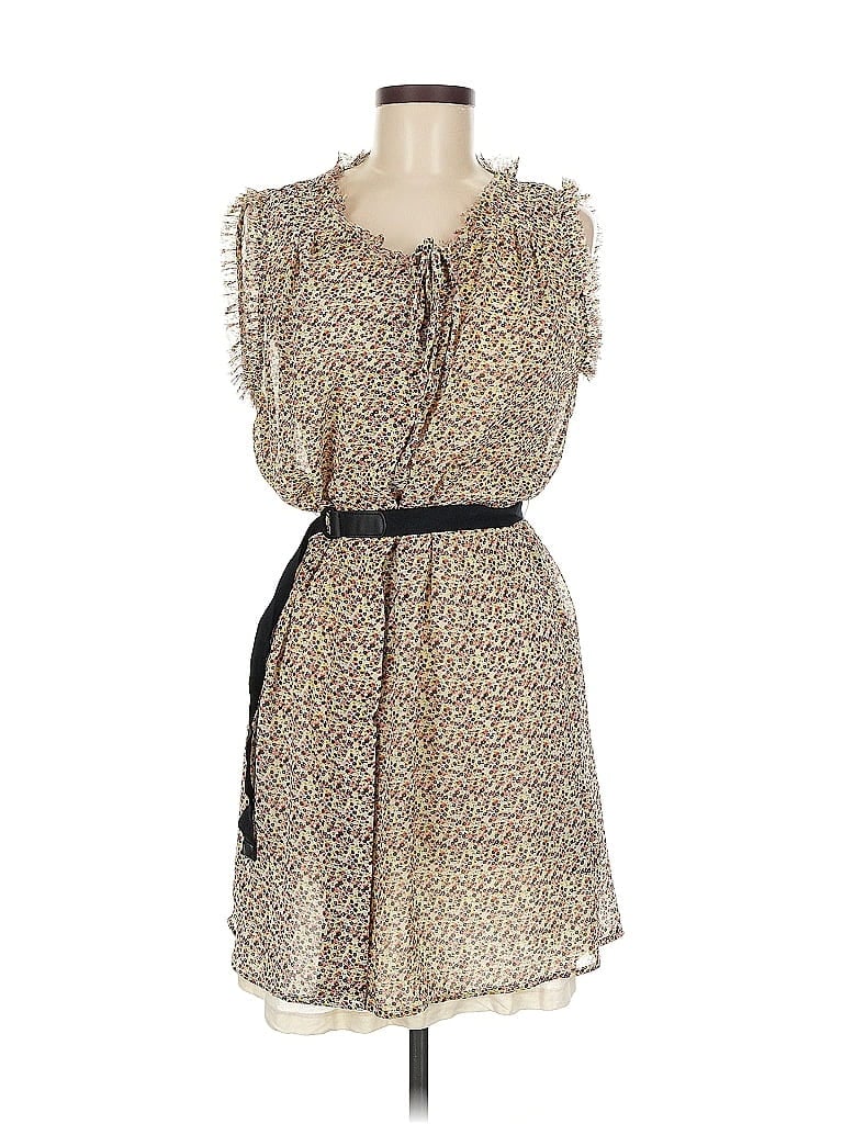 Pre-owned Patterson J. Kincaid Casual Dress In Brown
