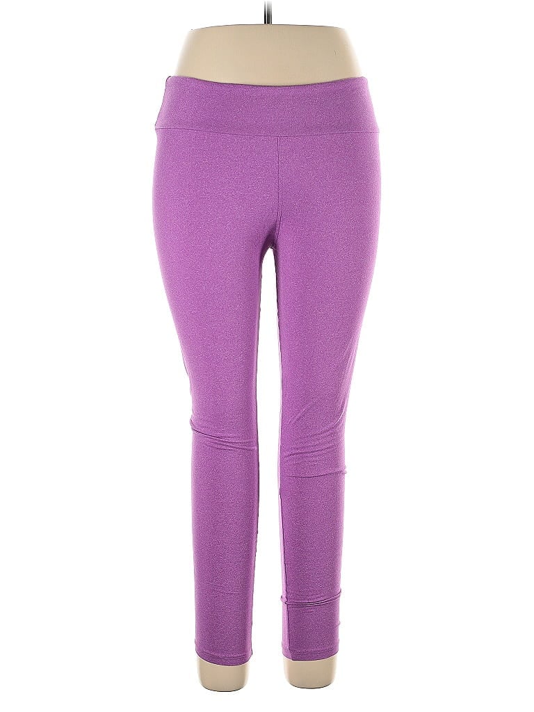 Pre-owned Lularoe Active Pants In Purple