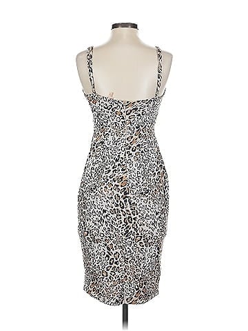 A. Peach Cocktail Dress (view 2)