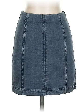 Free People Denim Skirt (view 1)