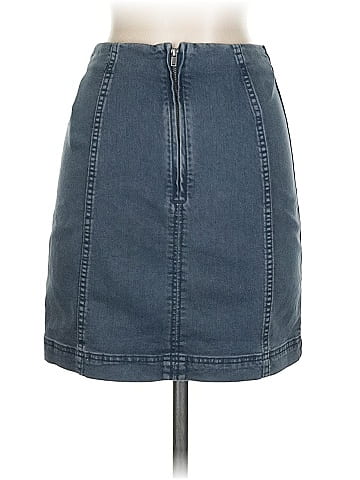 Free People Denim Skirt (view 2)
